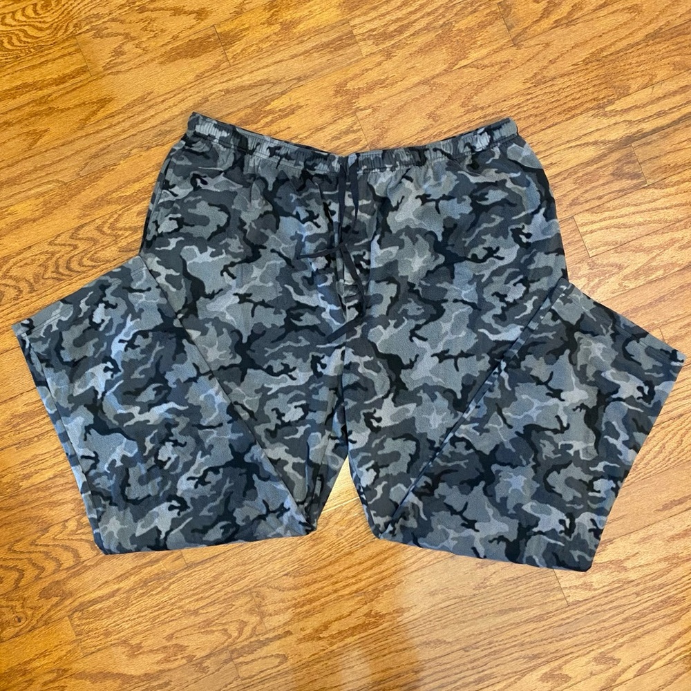Men’s EUC 4XLT, The Foundry Supply Co. Gray Camo Fleece Pajama/Lounge Pants